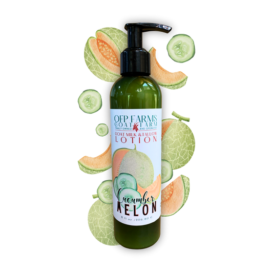 Cucumber Melon, Goat Milk & Tallow Hand and Body Lotion