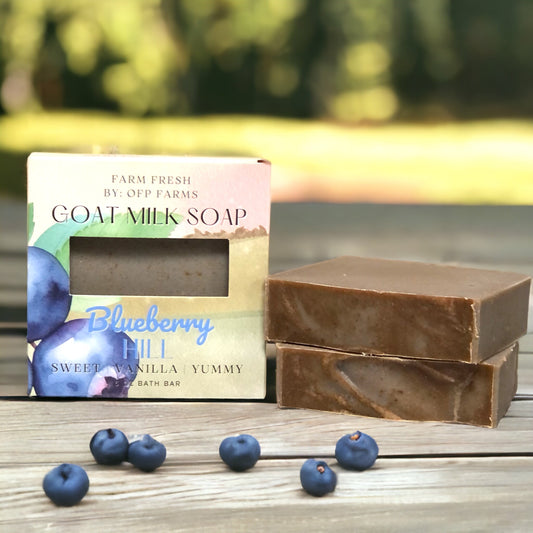 Blueberry Hill, 6 oz Goat Milk Soap