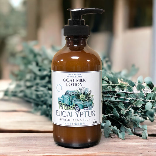 Mint Eucalyptus, Goat Milk Hand and Body Lotion