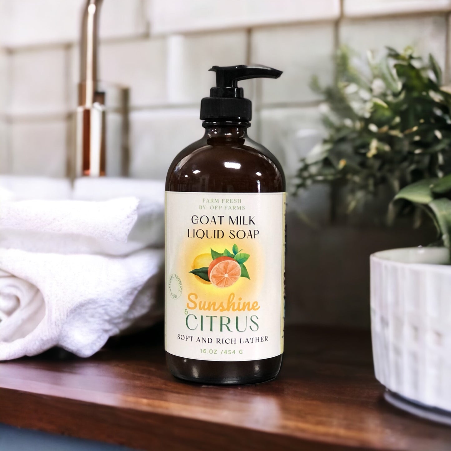 Liquid Goat Milk Soap, Olive Oil and Aloe