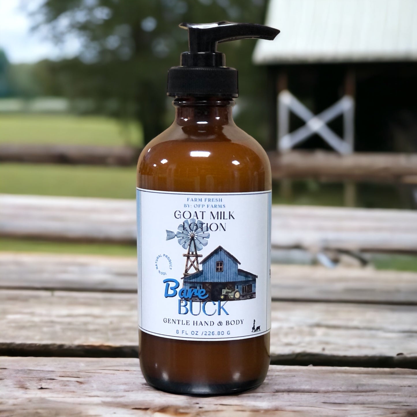 Bare Buck, Goat Milk Hand and Body Lotion