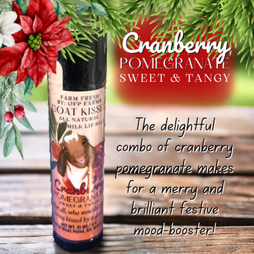 HOLIDAY Goat Kisses(TM), All Natural Lip Balm