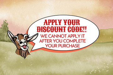 REMEMBER TO APPLY YOUR DISCOUNT CODE AT CHECKOUT!!
