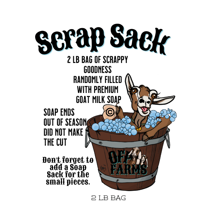 Scrap Bag, 2+ lb Bag, Goat Milk Soap