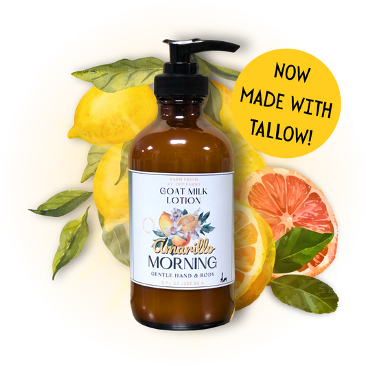 Amarillo Morning, Goat Milk & Tallow Hand and Body Lotion