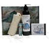 Small Farm Big Love, Mini Farm Bundle: One Goat Milk and Tallow Soap, 1 Full Size Lotion, 1 Lip Balm, 1 Soap Sack