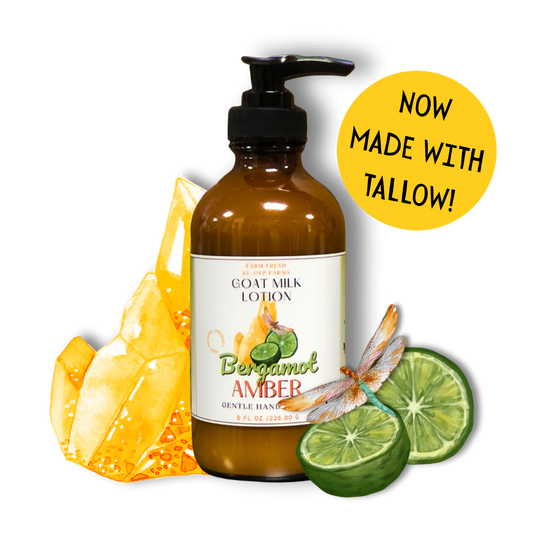 Bergamot Amber, Goat Milk Hand and Body Lotion