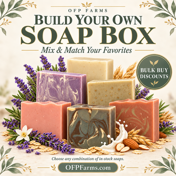Build Your Own Goat Milk & Tallow Soap Box | 6 or 10 Bars
