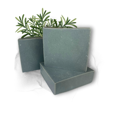 Charcoal + Rosemary & Tea Tree, Tallow and Goat Milk Soap