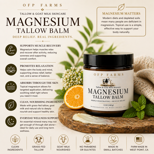 Magnesium All Natural NIGHT-TIME Body Balm