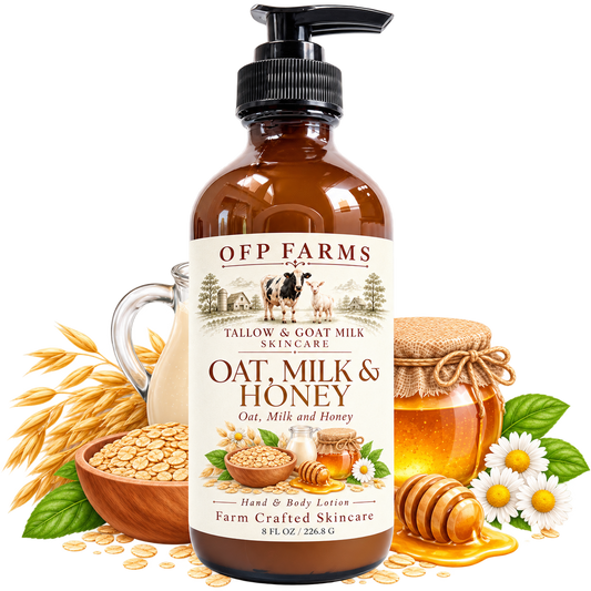 Oat Milk & Honey Goat Milk & Tallow Body Lotion | 8 oz