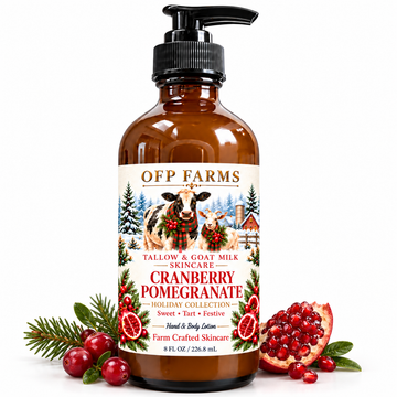 PRE-ORDER Cranberry Pomegranate Tallow & Goat Milk Lotion