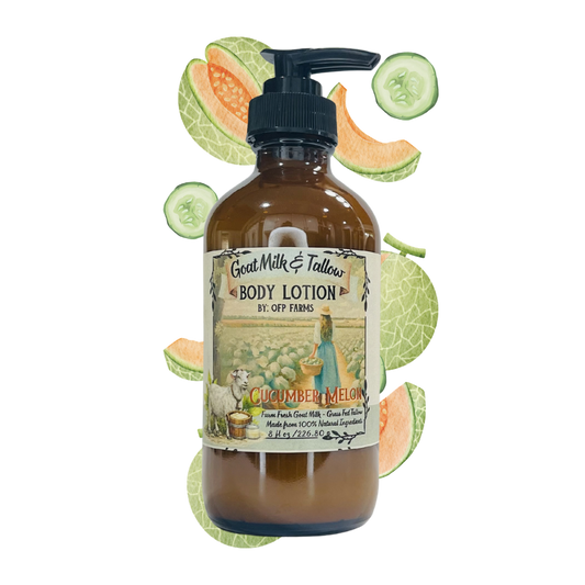 Cucumber Melon, Goat Milk & Tallow Hand and Body Lotion