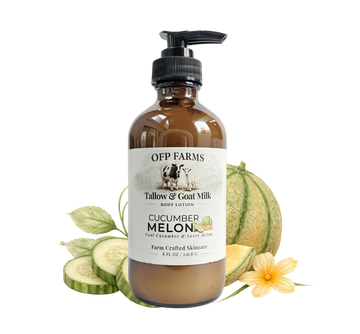 Cucumber Melon, Tallow & Goat Milk Body Lotion