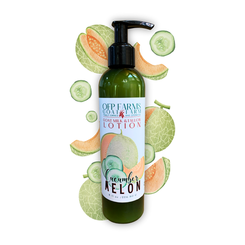 Cucumber Melon, Goat Milk & Tallow Hand and Body Lotion
