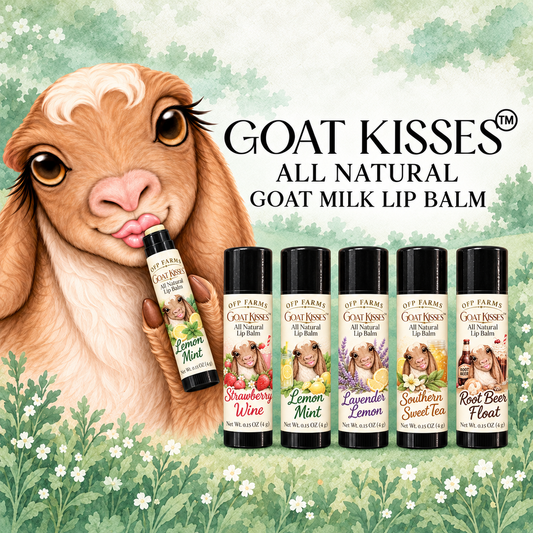 Goat Kisses™ All Natural Goat Milk Lip Balm | 18 Flavors