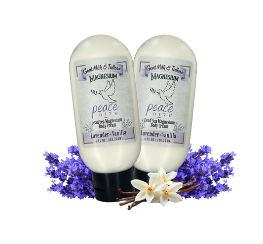 NEW! PEACE- Magnesium Tallow Sleep Body Cream - Relax, RLS, Neuropathy, Pain