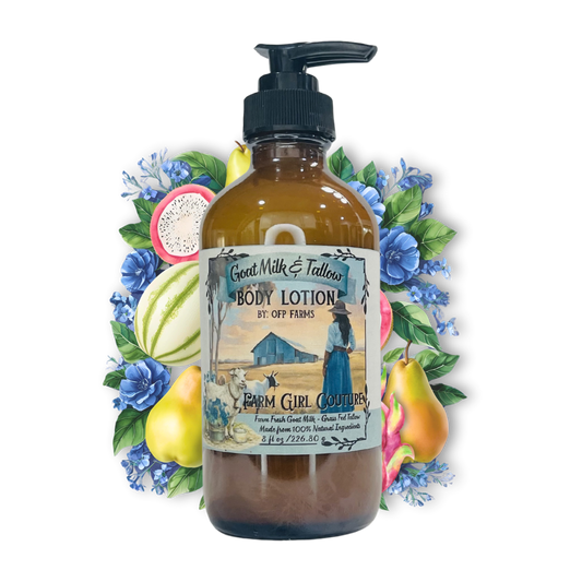 Farm Girl Couture, Goat Milk & Tallow Hand and Body Lotion