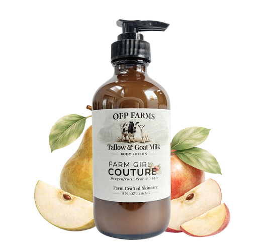 Farm Girl Couture, Tallow & Goat Milk Body Lotion