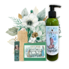 Small Farm Big Love, Mini Farm Bundle: SPRING One Goat Milk and Tallow Soap, 1 Full Size Lotion, 1 Lip Balm, 1 Soap Sack