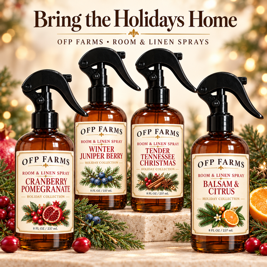 Holiday Room + Linen Spray | Now in a Glass Bottle