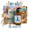 Farm Basics - Boxed Set -SPRING | 2 Goat Milk and Tallow Soaps, 1 Full Size Lotion, 1 Lip Balm, 1 Soap Sack