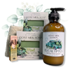 Farm Basics - Boxed Set -SPRING | 2 Goat Milk and Tallow Soaps, 1 Full Size Lotion, 1 Lip Balm, 1 Soap Sack
