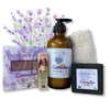 Farm Box Gift Set - Spring | 1 Goat Milk Tallow Soap | 1 Full Size Lotion | 1 Solid Perfume | 1 Lip Balm | 1 Soap Sack