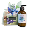 Small Farm Big Love, Mini Farm Bundle: SPRING One Goat Milk and Tallow Soap, 1 Full Size Lotion, 1 Lip Balm, 1 Soap Sack