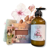 Small Farm Big Love, Mini Farm Bundle: SPRING One Goat Milk and Tallow Soap, 1 Full Size Lotion, 1 Lip Balm, 1 Soap Sack