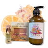 Small Farm Big Love, Mini Farm Bundle: SPRING One Goat Milk and Tallow Soap, 1 Full Size Lotion, 1 Lip Balm, 1 Soap Sack
