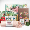 Mother's Day Garden Farm Box, Gift Set -Middy Garden Box - Soothing Salve, 3 Soaps, Travel Candle, Lip Balm, Journal, Pen, Lightweight Shawl