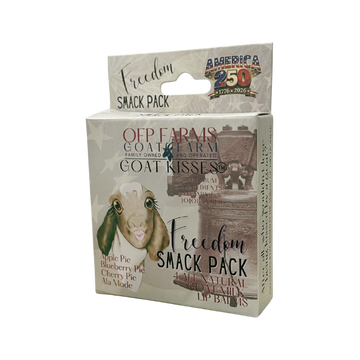 Goat Kisses (TM) Smack Pack, 4 Lip Balms, FREEDOM