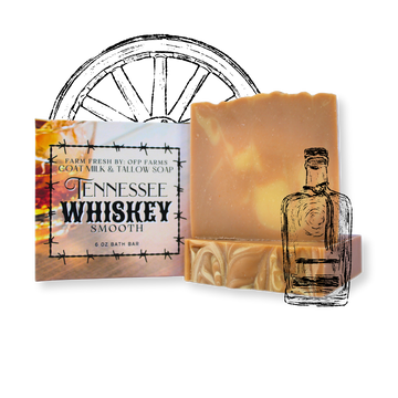 Tennessee Whiskey, Tallow and Goat Milk Soap