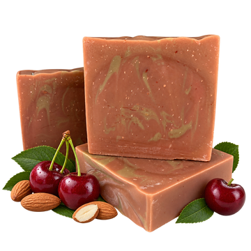 Cherry Almond Tallow & Goat Milk Soap – OFP Farms