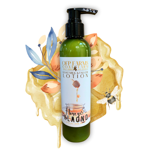 Honey and Almond, Goat Milk & Tallow Hand and Body Lotion