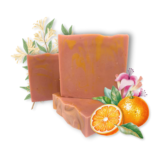 Honeysuckle Orange, Tallow and Goat Milk Soap