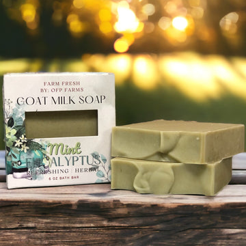 Mint Eucalyptus, 6 oz Goat Milk Soap