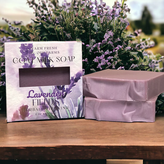 Lavender Fields, 6 oz Goat Milk Soap