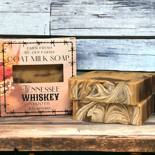 Tennessee Whiskey, 6 oz Goat Milk Soap