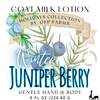 Winter Juniper Berry, Holiday Goat Milk Lotion