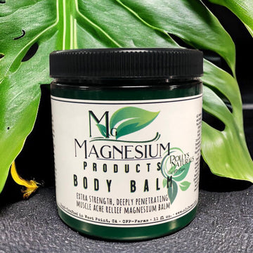 Magnesium All Natural Body Balm, Sleep, Wellness, Arthritis, Plantar Fasciitis, 11 oz