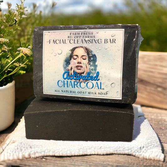 Facial Bar, Goat Milk and Activated Charcoal