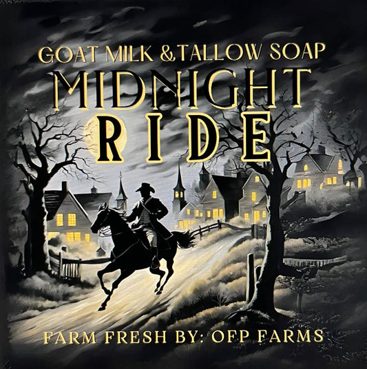 Midnight Ride, Tallow and Goat Milk Soap