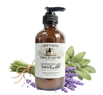 Lavender Sage, Tallow & Goat Milk Body Lotion