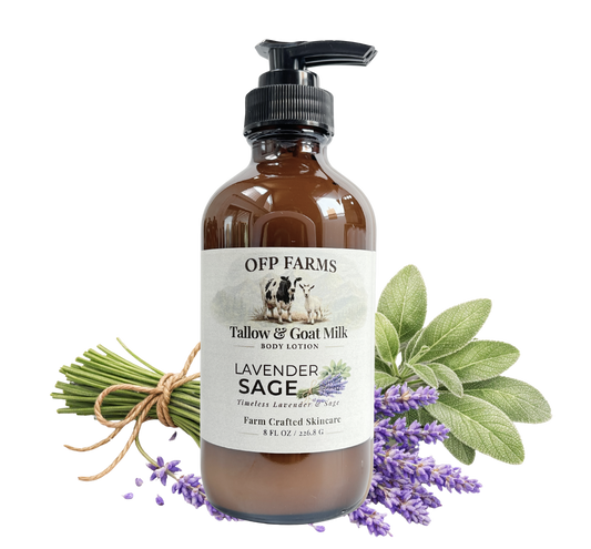 Lavender Sage, Tallow & Goat Milk Body Lotion