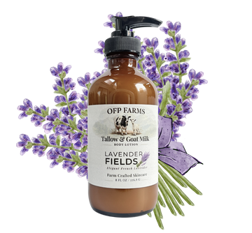 Lavender Fields, Tallow & Goat Milk Body Lotion