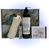 Small Farm Big Love, Mini Farm Bundle: One Goat Milk and Tallow Soap, 1 Full Size Lotion, 1 Lip Balm, 1 Soap Sack