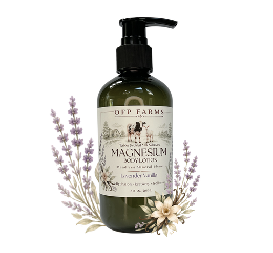 Magnesium, Tallow & Goat Milk Body Lotion