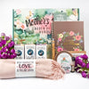 Mother's Day Garden Farm Box, Gift Set -Middy Garden Box - Soothing Salve, 3 Soaps, Travel Candle, Lip Balm, Journal, Pen, Lightweight Shawl